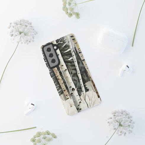 Winter Aspen Trunks - Impact Resistant Phone Case